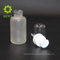 50ml frosted cosmetic glass pump bottle